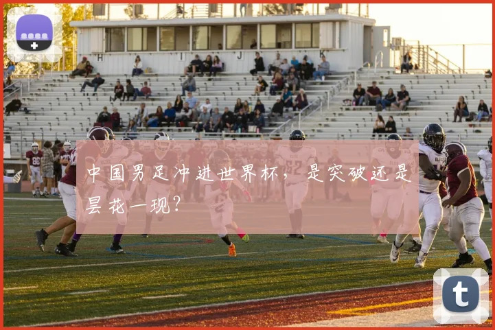 中国男足冲进世界杯，是突破还是昙花一现？